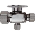 Do it 5/8" OD x 3/8" OD x 1/4" OD Quarter Turn Angle Valve