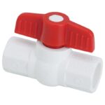 ProLine 1/2 In. x 1/2 In. S PVC Quarter Turn Ball Valve