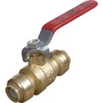 SharkBite 1/2" Brass Push-Fit Ball Valve
