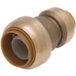 SharkBite 1/2" x 3/4" Push-to-Connect Brass Coupling