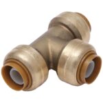SharkBite 1/2" x 1/2" x 1/2" Brass Push-to-Connect Tee