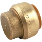 SharkBite 1/2" Push-to-Connect Brass End Push Cap