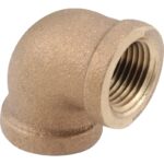 Anderson Metals 1/2" Red Brass Threaded Elbow (1/4 Bend)
