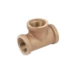 Anderson Metals 3/8 Inch Red Brass Threaded Tee