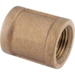 Anderson Metals 1/2" Threaded Red Brass Coupling