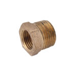 Anderson Metals 3/4 MPT x 1/4 Inch FPT Red Brass Hex Reducing Bushing