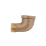 Anderson Metals 1/8 In. 90 Deg. Red Brass Threaded Elbow (1/4 Bend)