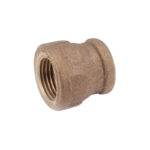 Anderson Metals 3/8 In. x 1/4 In. Threaded Reducing Brass Coupling