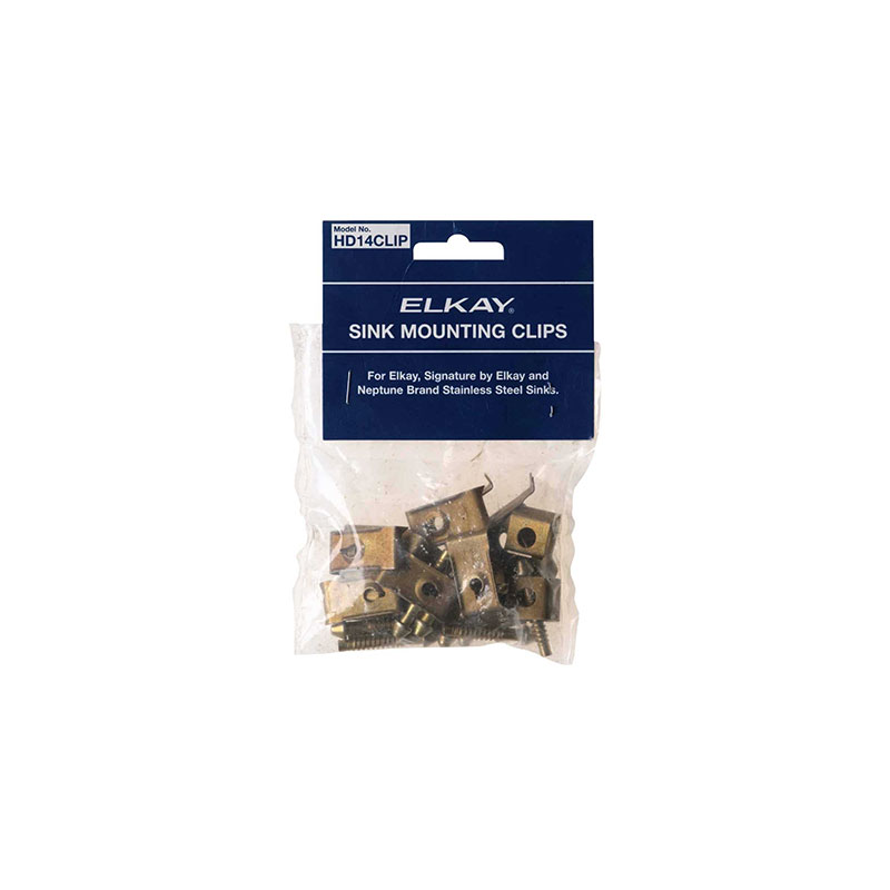 464449.jpg Elkay 1-1/4 Inch Elkay Sink Mounting Clips 14 Pk - Image 1