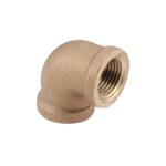 Anderson Metals 1/8 In. 90 Deg. Red Brass Threaded Elbow (1/4 Bend)