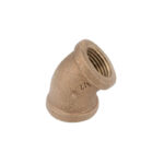 Anderson Metals 3/8 In. 45 Deg. Red Brass Elbow (1/8 Bend)