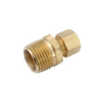 Anderson Metals 5/8 In. x 3/8 In. Brass Male Union Compression Adapter