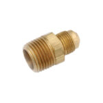 Anderson Metals 1/4 In. x 3/8 In. Brass Male Flare Connector