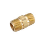 Anderson Metals 3/8 In. OD x 1.1 In. L Brass Nipple