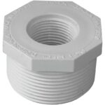 Charlotte Pipe 1-1/2 In. MPT x 3/4 In. FPT Schedule 40 PVC Bushing