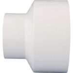 Charlotte Pipe 4 In. Hub x 2 In. Hub Schedule 40 DWV Reducing PVC Coupling