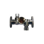 Keeney 1/2 x 3/8 x 1/4 Inch Quarter Turn Dual Shut-Off/Dual Outlet Valve