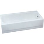 Briggs Pendant V Right Drain Bathtub in White