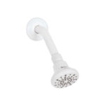 Home Impressions 1-Spray 1.8 GPM Fixed Showerhead, White