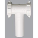 Do it 1-1/2 In. Plastic Slip Joint Center Outlet Tee and Tailpiece