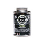 Oatey FUSION Single-Step Clear Medium PVC Cement, 4oz