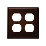 BRN 4-OUTLET WALL PLATE