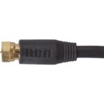 RCA Digital RG6 Coaxial Cable, Black 100Ft.