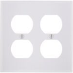WHT 4-OUTLET WALL PLATE