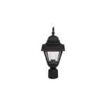 Home Impressions Black Incandescent Post Light Fixture