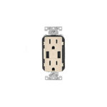 Leviton Decora 3.6A 5V Light Almond 2-Port USB Charging Outlet