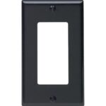 BLK 1-GFI WALL PLATE