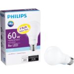 4PK 60W A19 DL LED BULB
