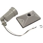 Bell 150W Single Gray Weatherproof Outdoor Lampholder