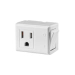 Leviton White 15A Plug-In Switch