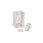 Bell Single Gang 3-Outlet White PVC Weatherproof Outdoor Outlet Box