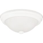 2BULB WH CEILNG FIXTURE