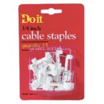 Do it Plastic Cable Staple, 3/4"