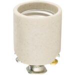 Leviton Keyless Medium Base White Porcelain Lamp Socket