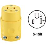Leviton 15A 125V 3-Wire 2-Pole Residential Grade Cord Connector