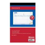 Invoice Book 2-Part Carbonless (5 9/16" x 8 7/16") - 50 Sets