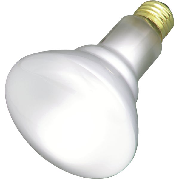 509275.jpg Satco 65W Frosted Medium Base BR30 Reflector Incandescent Floodlight Light Bulb (2-Pack) - Image 1