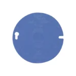 Carlon 4 In. Blank Blue Round Box Cover