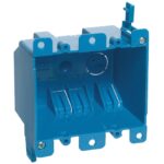 Carlon 2-Gang PVC Molded Old Work Box