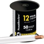 Southwire 12 AWG Solid THHN White Electrical Wire 50'