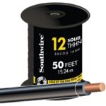 Southwire 12 AWG Solid THHN Black Electrical Wire 50'