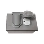 1-Gang Weatherproof Cover and Junction Box, Grey