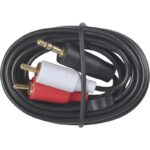 RCA Single 3.5 mm Male RCA Y-Adapter, 3 Ft.