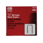 Gardner Bender Carbon Steel Cable Staple, (1/2" x 15/16")