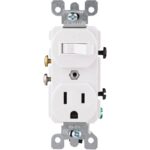Leviton White 15A Heavy-Duty Switch & Outlet