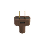 Do it Best 15A 125V 2-Wire 2-Pole Vinyl Cord Plug Brown
